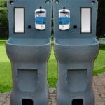 portable double sided hand wash on rent